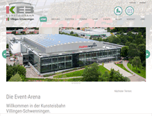 Tablet Screenshot of kunsteisbahn-vs.de